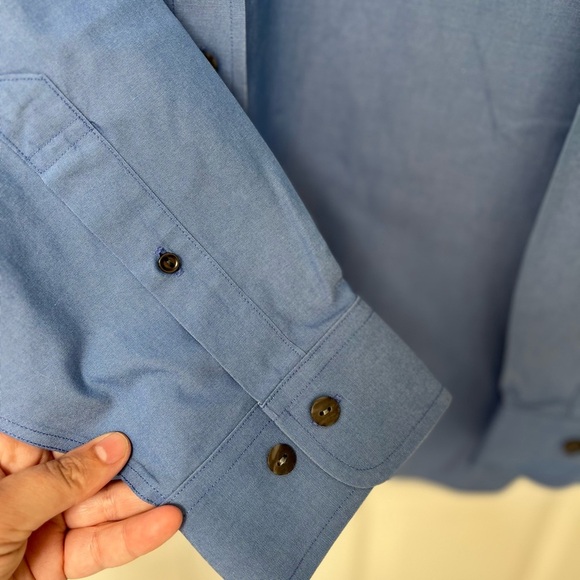 Brooks Brothers 1818 Regent Fit Blue Dress Shirt - Picture 7 of 14